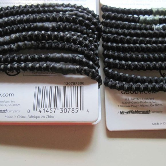 10 Goody Stay Put Slide Proof Hold Fit Hair Bands - Picture 5 of 7